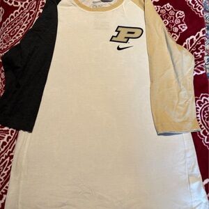 Nike Purdue Black and Gold Shirt